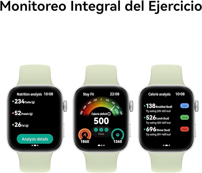 HUAWEI WATCH FIT 3, Pantalla AMOLED de 1.82", Diseño Ultradelgado, Monitoreo Integral del Ejercicio, Gestión Integral de la Salud, Batería de 10 Días, Compatible con iOS y Android