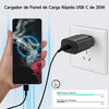 Cargador Tipo C de 25w para Samsung, Samsung Cargador Rápido USB C con Cable de 6.56 pies para Samsung Galaxy S23/S23 Ultra/S23+/S22/S22 Ultra/S22+/S21/S21+/S21 Ultra/S20/S20+/Note10/Note10+ (2M)