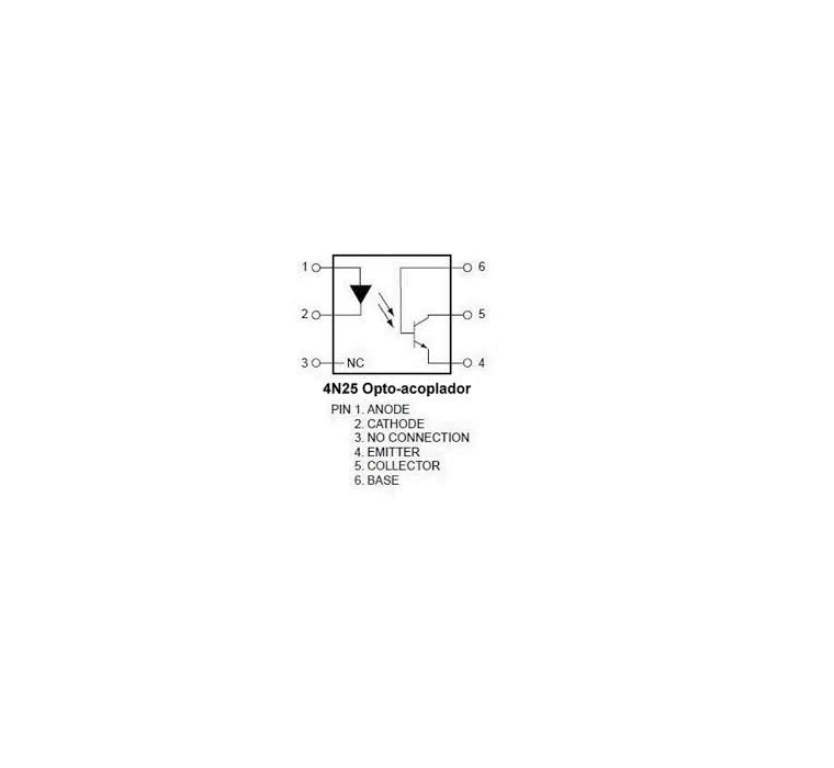 Optoacoplador 4N25 Salida Transistor