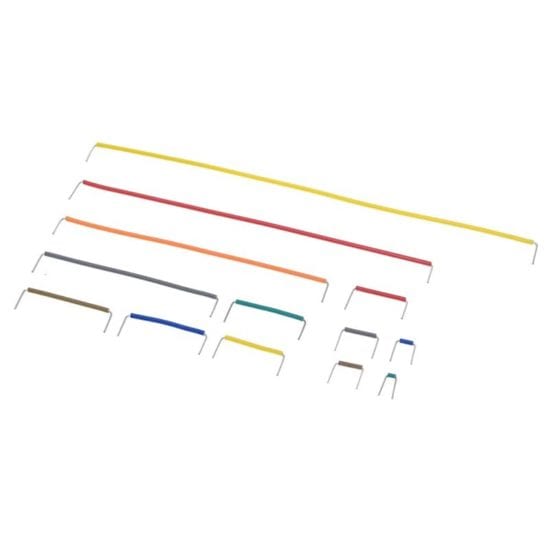 Kit 140 Cables Jumpers Para Protoboard 14 Tamaños Diferentes