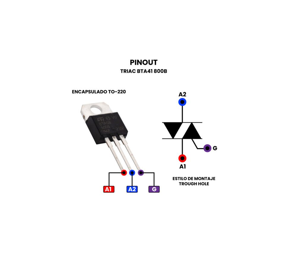 TRIAC BTA08-600C BTA08