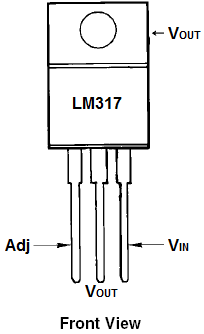 Regulador de voltaje positivo LM317T