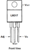 Regulador de voltaje positivo LM317T