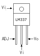 Regulador de voltaje negativo LM337T