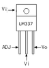 Regulador de voltaje negativo LM337T