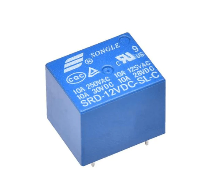 Relevador Relay 1 Canal, 2 Tiros, SRD 10A 5V-9V-12v-24v