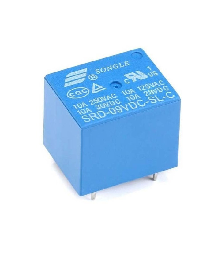 Relevador Relay 1 Canal, 2 Tiros, SRD 10A 5V-9V-12v-24v