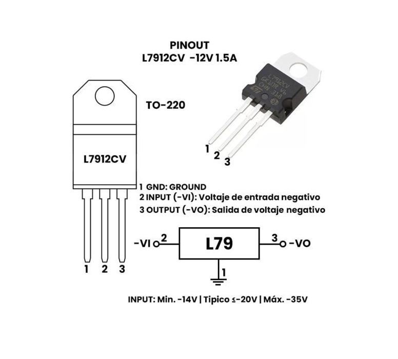 Regulador L7912